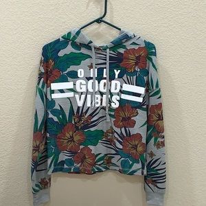 floral hoodie